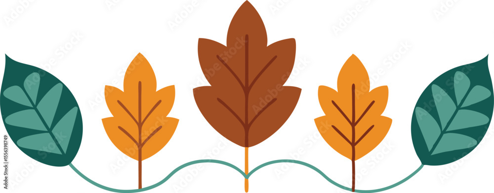 Obraz premium Advertisement Banner for Painted Wall Decor Made of Dried Leaves