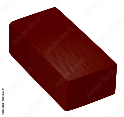 Cement block brick. vector illustration	