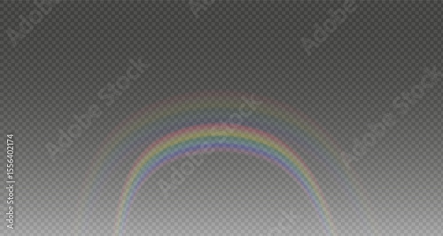 Rainbow icon, rainbow. Raindrops on transparent background. Rainbow shimmering on a transparent background. Downpour, hail rainy weather. png
