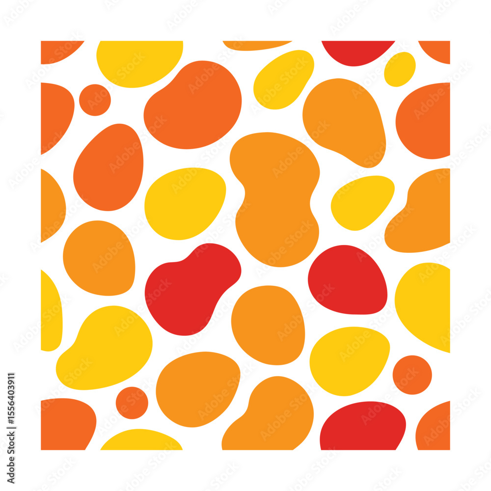 Fototapeta premium Abstract Geometric Background Pattern with Twelve Elements