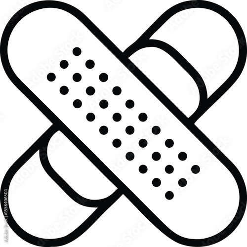 Band Aid Icon In Soft Tones