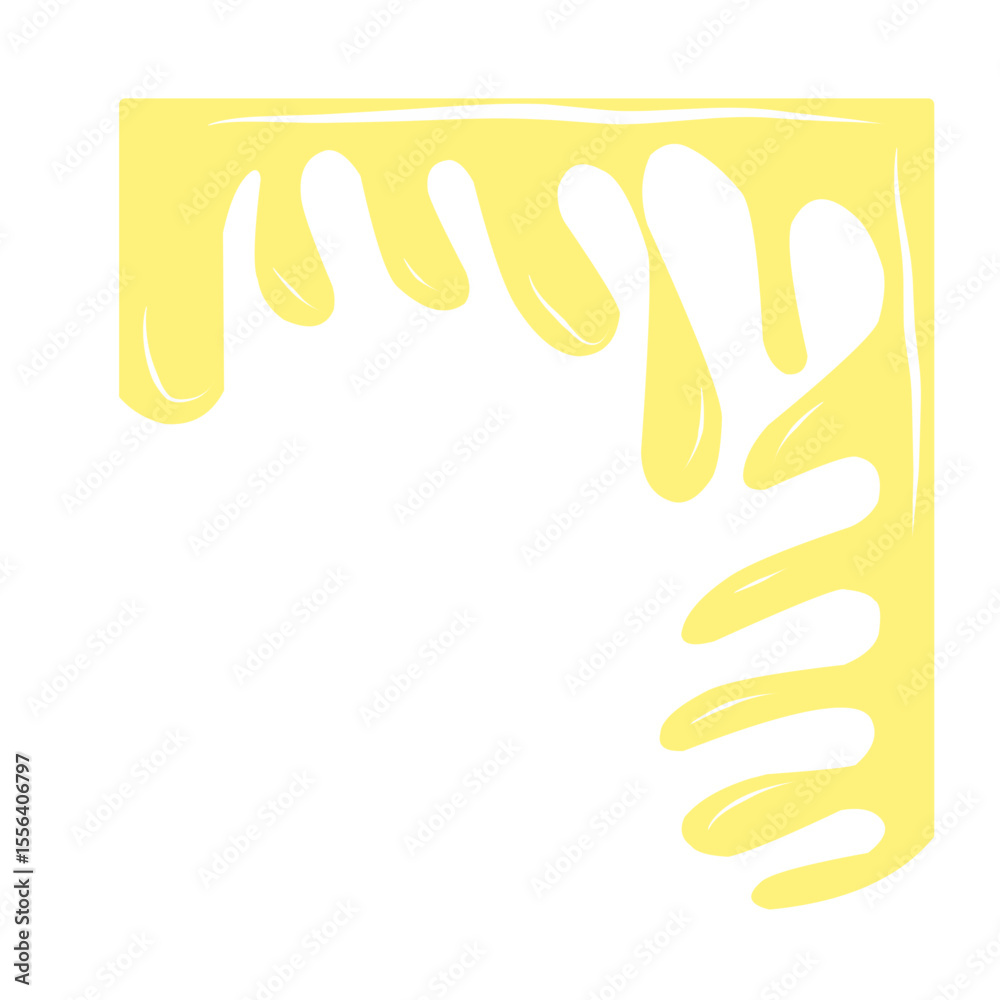 Obraz premium Cheese Melting Edge Line