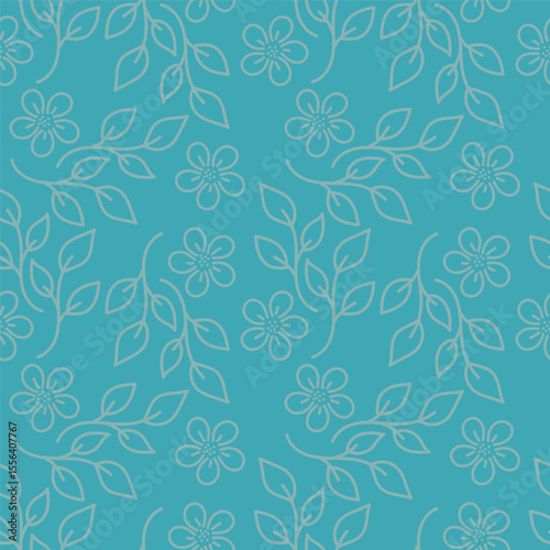 vintage floral seamless pattern. Rich with nostalgia and classic elegance, this pattern evokes the charm of a bygone era for print and textile