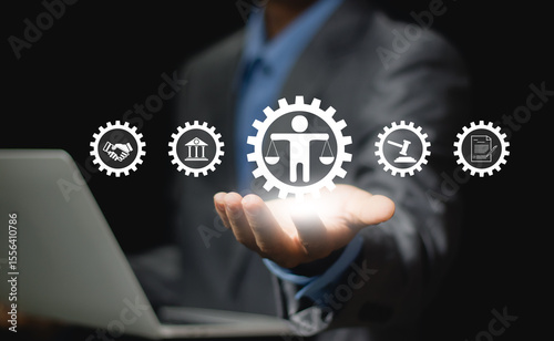 Legal services and expert consultation cover business, finance, and intellectual property matters, including corporate legal counsel, crime-related acts, compliance with laws, regulations.