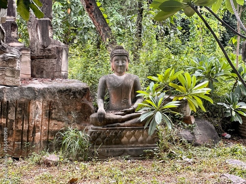 Canvas Print buddha statue in thailand