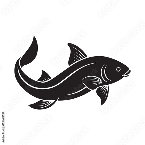 catfish vector illustration
