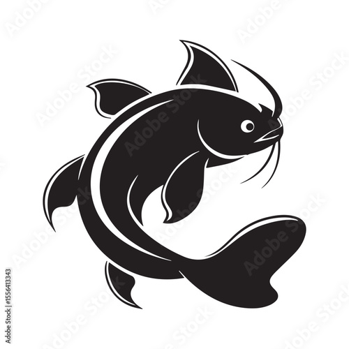 catfish vector illustration