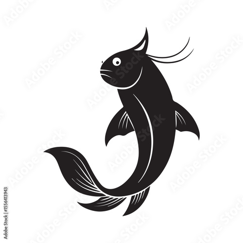 catfish vector illustration