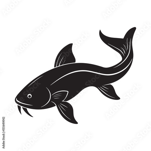 catfish vector illustration