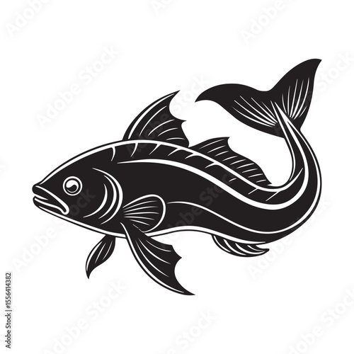 catfish vector illustration