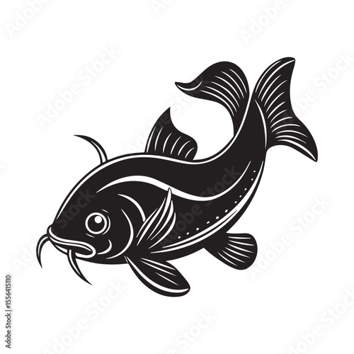 catfish vector illustration