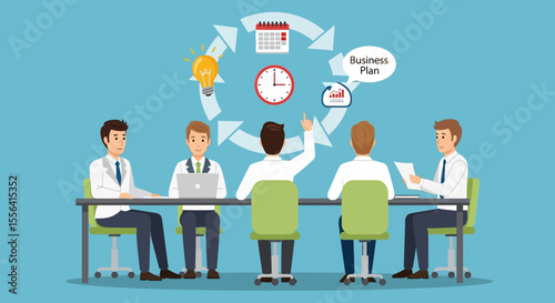 Team Brainstorming Strategic Business Planning & Idea Generation