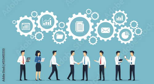 Efficient Teamwork and Business Collaboration A Visual Representation