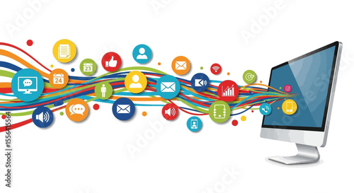 Streamlined Digital Communication Connecting People and Information Through Technology