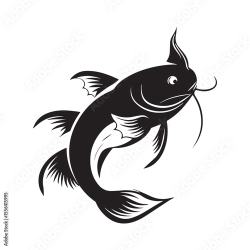 catfish vector illustration