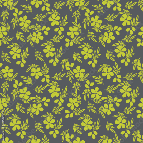 vintage floral seamless pattern. Rich with nostalgia and classic elegance, this pattern evokes the charm of a bygone era for print and textile