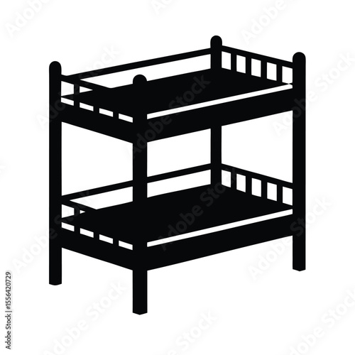 children-s-bunk-bed-with-playful-design-vector-on-.eps