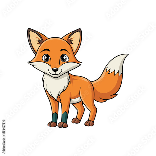red fox cartoon