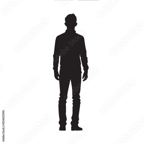 one person standing out