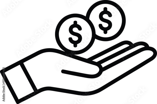 International Day of Charity illustration with a hand holding a heart conveying love support and the spirit of