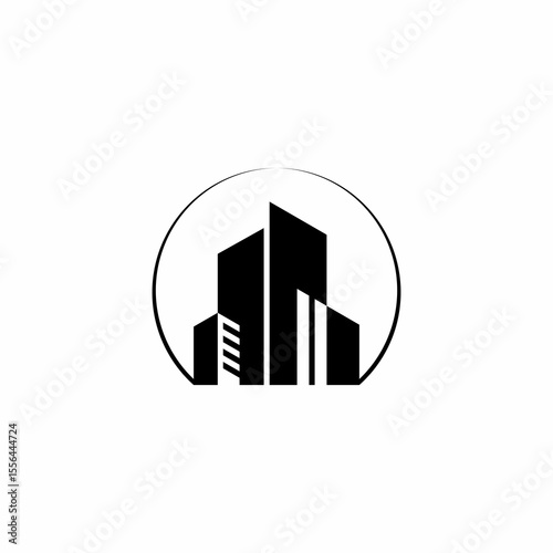 real estate, building, construction logo design abstract 