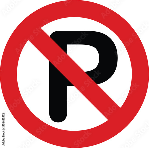 No Parking Sign Icon