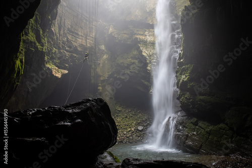 Natural basement of Popocatl in Zongolica Veracruz Mexico