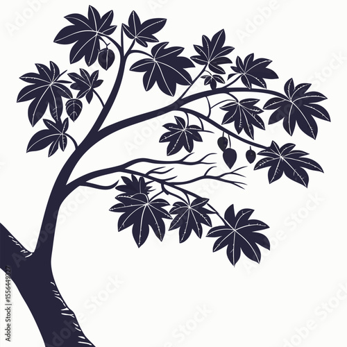 vector illustration of calabash