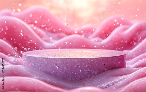 Pink Dreamy Product Mockup Elegant Presentation