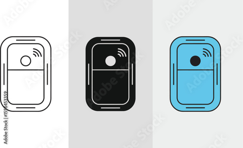 Smart home device vector illustration with wireless connection and communication technology design 100 editable stock vector illustration