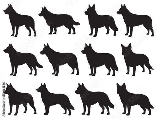 AUSTRALIAN CATTLE DOG SILHOUETTE