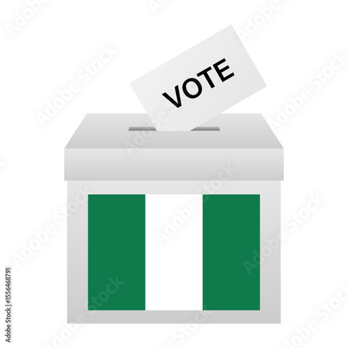 Election in Nigeria. Election Concept. Vector Illustration.