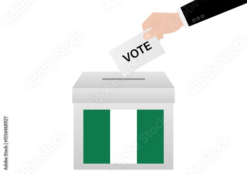 Election in Nigeria. Election Concept. Vector Illustration.