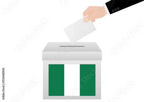 Election in Nigeria. Election Concept. Vector Illustration.