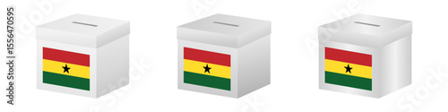 Election in Ghana. Election Concept. Vector Illustration.
