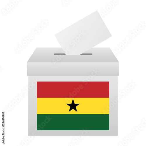 Election in Ghana. Election Concept. Vector Illustration.