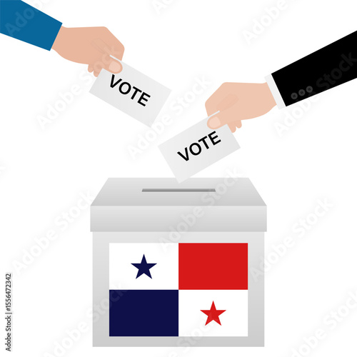 Election in Panama. Election Concept. Vector Illustration.