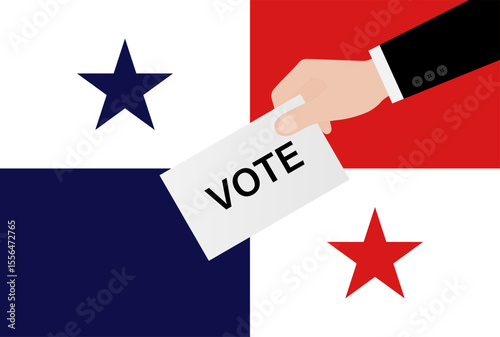 Election in Panama. Election Concept. Vector Illustration.