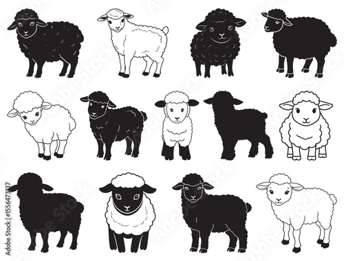 CUTE LAMB SILHOUETTE