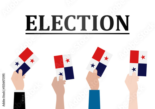 Election in Panama. Election Concept. Vector Illustration.