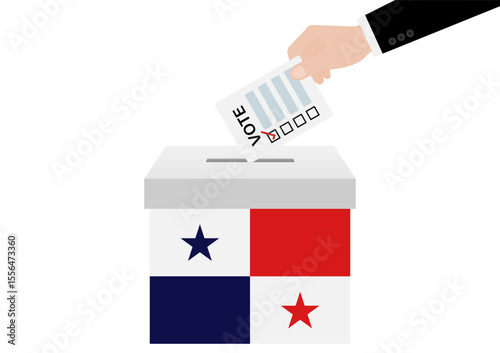 Election in Panama. Election Concept. Vector Illustration.