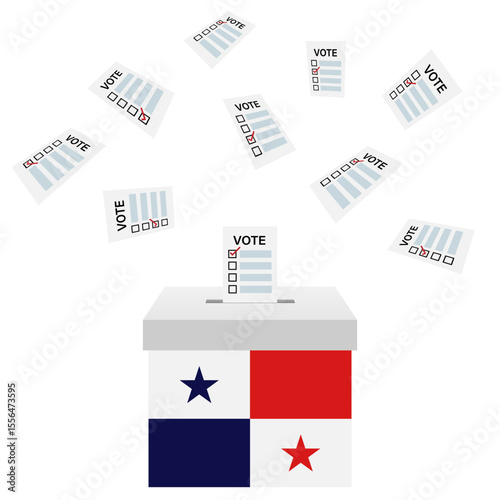Election in Panama. Election Concept. Vector Illustration.