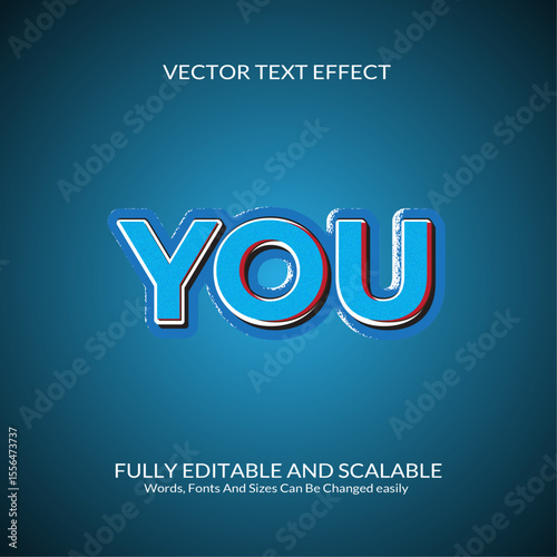 Modern text effect for modern culture 3d typography template Design.