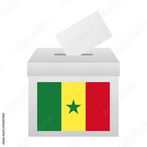 Election in Senegal. Election Concept. Vector Illustration.