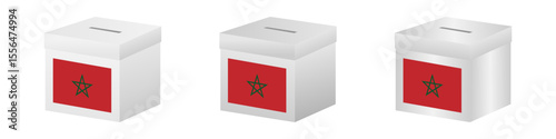 Election in Morocco. Election Concept. Vector Illustration.