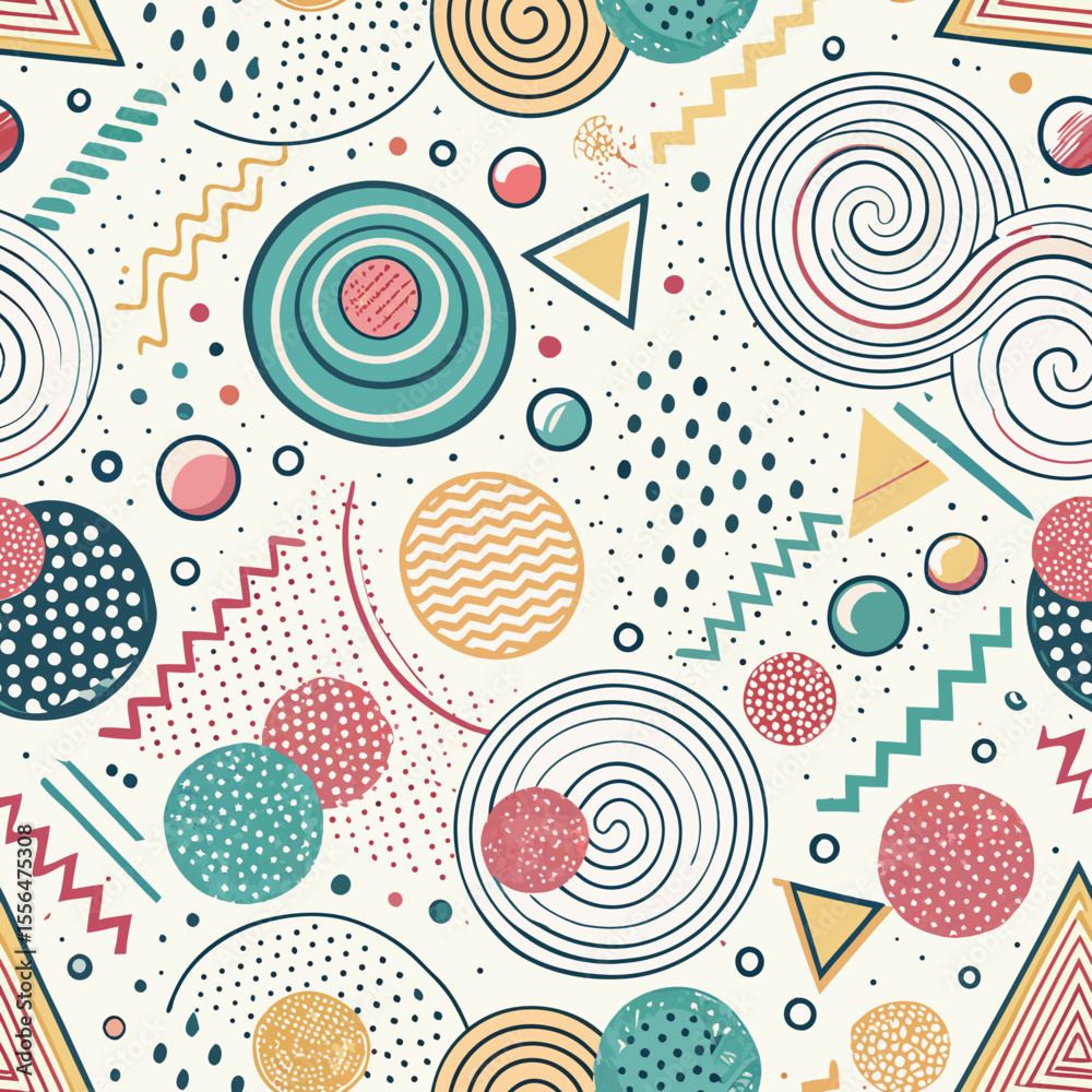 Fototapeta premium seamless pattern with circles