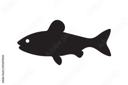 Gob fish silhouette
