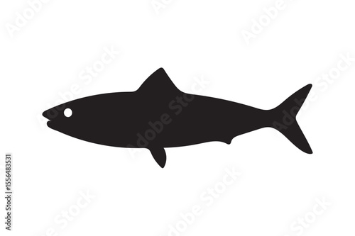 Sardine fish silhouette