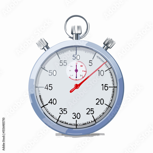 A stopwatch showing an active countdown
