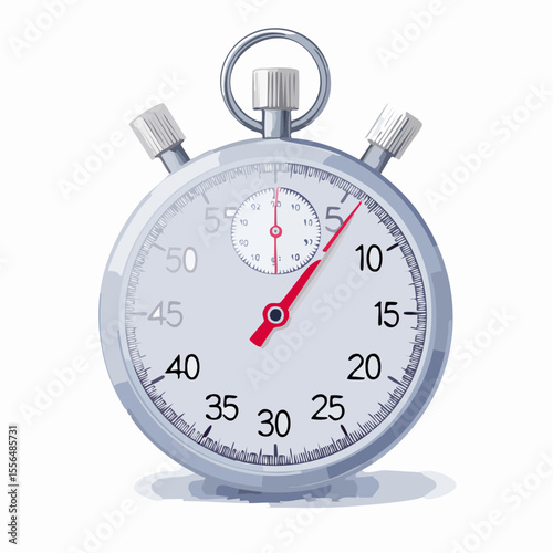 A stopwatch showing an active countdown
